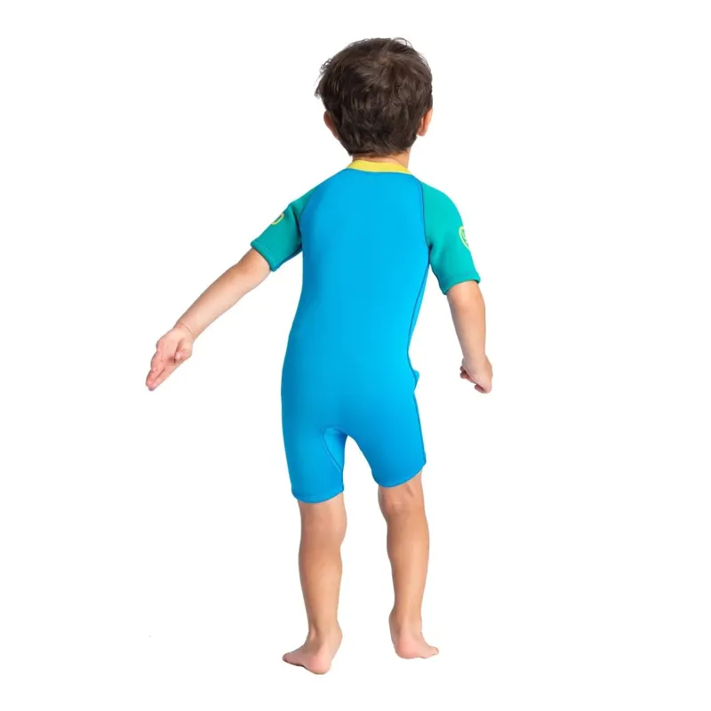C-Skins C-Kid Baby Shorti Wetsuit CYAN/YELLOW-1